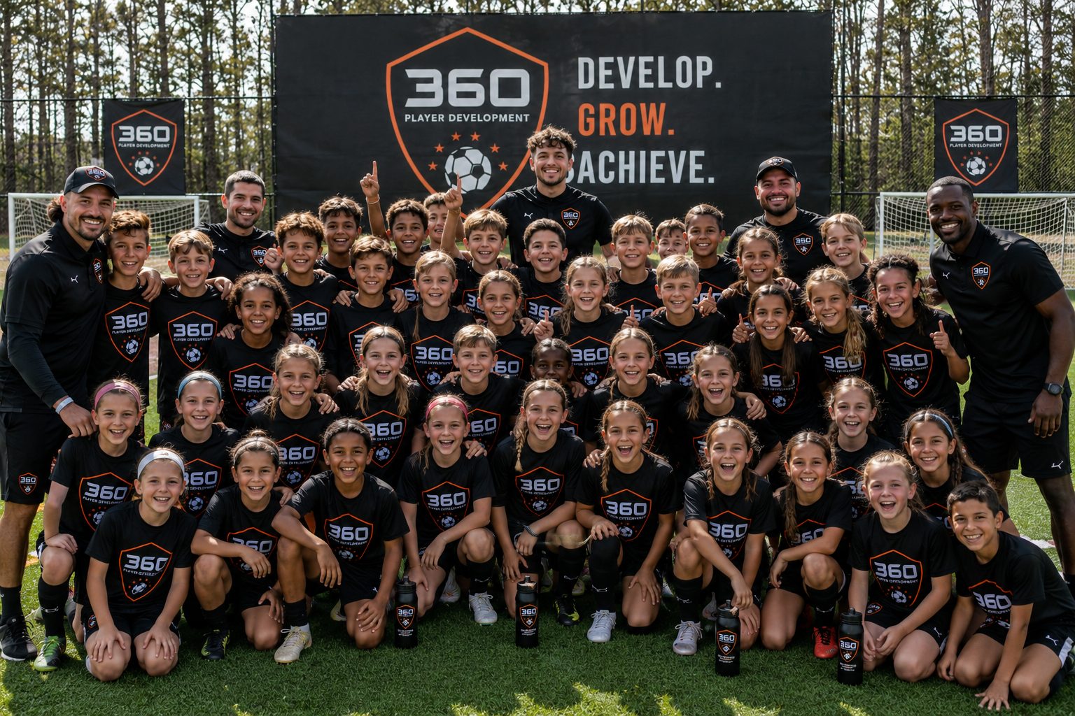 Three Sixty players and coaches